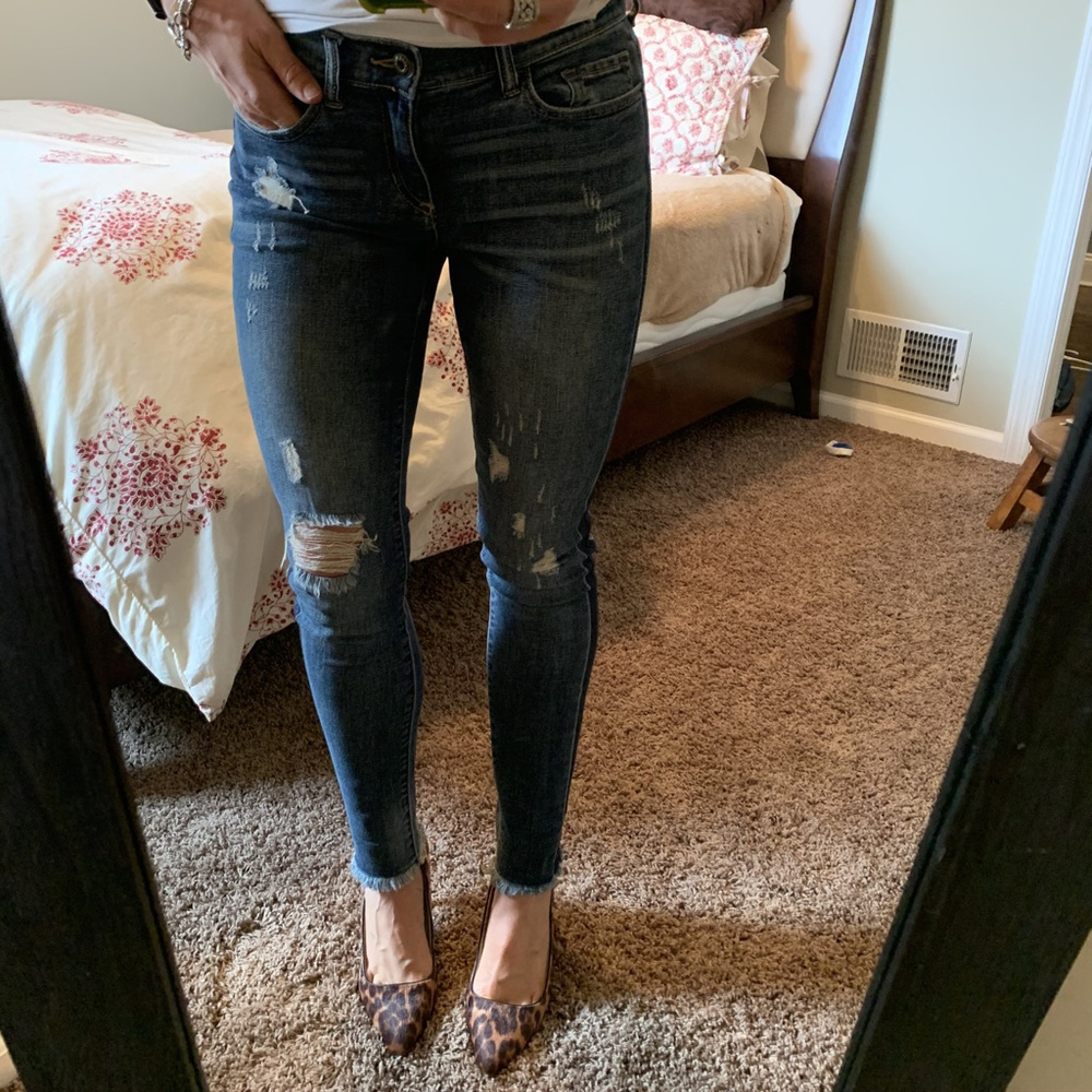 Distressed Skinny Jeans